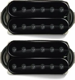 Bare Knuckle Pickups Warpig Humbucker Black Open Set Black